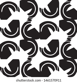 Halftone monochrome texture background. Abstract vintage black and white vector illustration Texture