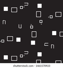 Halftone monochrome texture background. Abstract vintage black and white vector illustration Texture