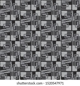 Halftone monochrome texture background. Abstract vintage black and white vector illustration Texture