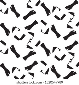 Halftone monochrome texture background. Abstract vintage black and white vector illustration Texture