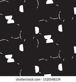 Halftone monochrome texture background. Abstract vintage black and white vector illustration Texture