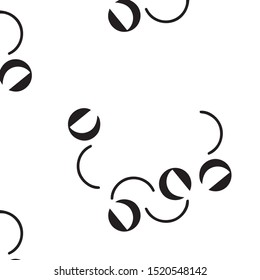 Halftone monochrome texture background. Abstract vintage black and white vector illustration Texture