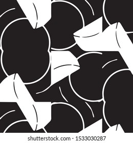 Halftone monochrome texture background. Abstract vintage black and white vector illustration Texture
