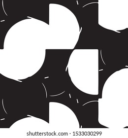 Halftone monochrome texture background. Abstract vintage black and white vector illustration Texture