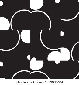Halftone monochrome texture background. Abstract vintage black and white vector illustration Texture