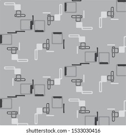 Halftone monochrome texture background. Abstract vintage black and white vector illustration Texture