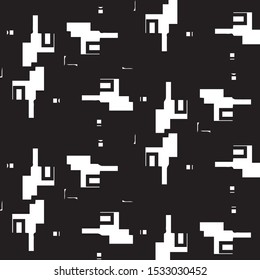 Halftone monochrome texture background. Abstract vintage black and white vector illustration Texture