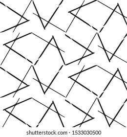 Halftone monochrome texture background. Abstract vintage black and white vector illustration Texture