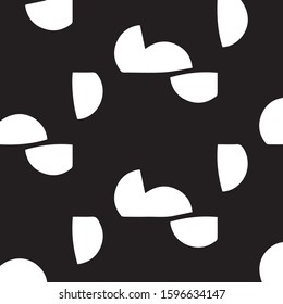 Halftone monochrome texture background. Abstract vintage black and white vector illustration Texture