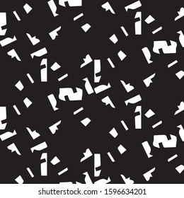 Halftone monochrome texture background. Abstract vintage black and white vector illustration Texture
