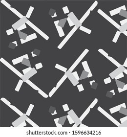 Halftone monochrome texture background. Abstract vintage black and white vector illustration Texture