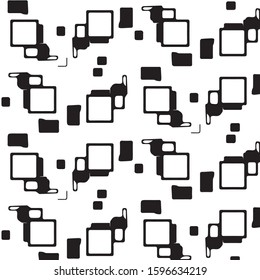 Halftone monochrome texture background. Abstract vintage black and white vector illustration Texture