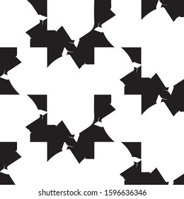 Halftone monochrome texture background. Abstract vintage black and white vector illustration Texture
