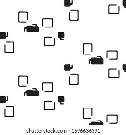 Halftone monochrome texture background. Abstract vintage black and white vector illustration Texture