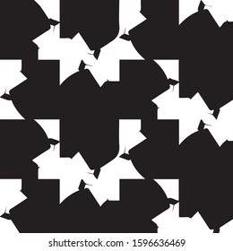 Halftone monochrome texture background. Abstract vintage black and white vector illustration Texture