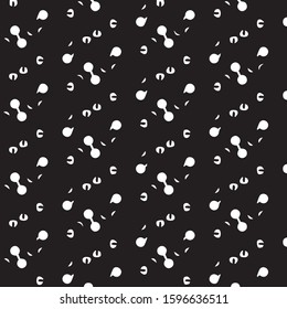 Halftone monochrome texture background. Abstract vintage black and white vector illustration Texture