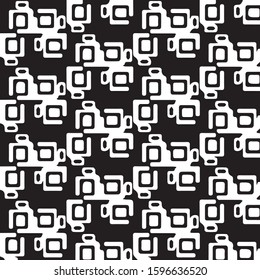 Halftone monochrome texture background. Abstract vintage black and white vector illustration Texture