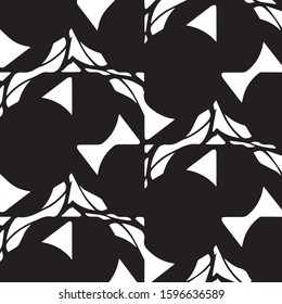 Halftone monochrome texture background. Abstract vintage black and white vector illustration Texture