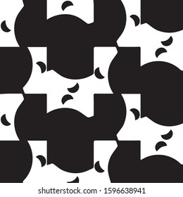 Halftone monochrome texture background. Abstract vintage black and white vector illustration Texture