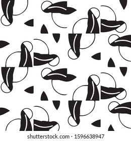 Halftone monochrome texture background. Abstract vintage black and white vector illustration Texture