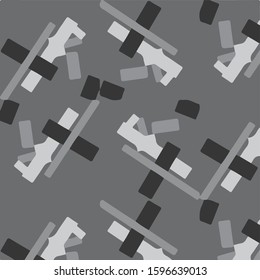 Halftone monochrome texture background. Abstract vintage black and white vector illustration Texture
