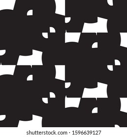 Halftone monochrome texture background. Abstract vintage black and white vector illustration Texture