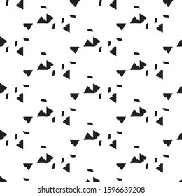 Halftone monochrome texture background. Abstract vintage black and white vector illustration Texture