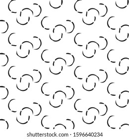 Halftone monochrome texture background. Abstract vintage black and white vector illustration Texture