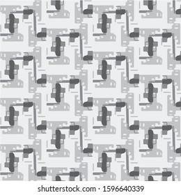 Halftone monochrome texture background. Abstract vintage black and white vector illustration Texture