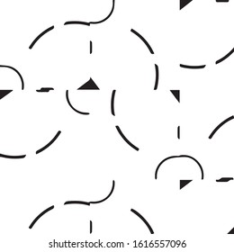 Halftone monochrome texture background. Abstract vintage black and white vector illustration Texture
