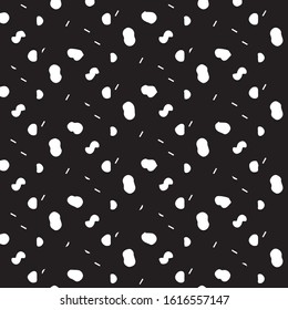 Halftone monochrome texture background. Abstract vintage black and white vector illustration Texture