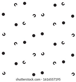 Halftone monochrome texture background. Abstract vintage black and white vector illustration Texture