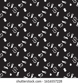Halftone monochrome texture background. Abstract vintage black and white vector illustration Texture