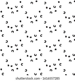 Halftone monochrome texture background. Abstract vintage black and white vector illustration Texture