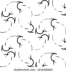 Halftone monochrome texture background. Abstract vintage black and white vector illustration Texture