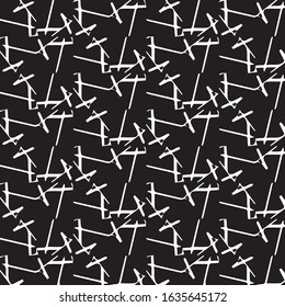 Halftone monochrome texture background. Abstract vintage black and white vector illustration Texture