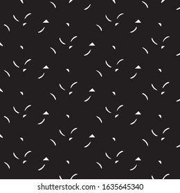 Halftone monochrome texture background. Abstract vintage black and white vector illustration Texture