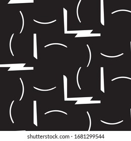 Fondo de textura monocromática de semitono. Ilustración vintacta vectorial en blanco y negro Textura