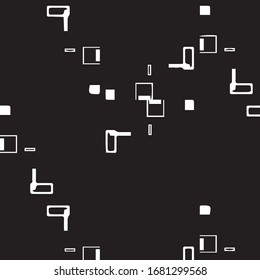 Halftone monochrome texture background. Abstract vintage black and white vector illustration Texture