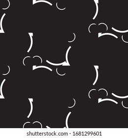 Fondo de textura monocromática de semitono. Ilustración vintacta vectorial en blanco y negro Textura
