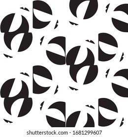 Halftone monochrome texture background. Abstract vintage black and white vector illustration Texture