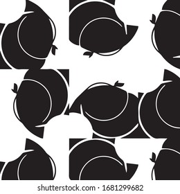 Fondo de textura monocromática de semitono. Ilustración vintacta vectorial en blanco y negro Textura