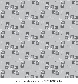 Halftone monochrome texture background. Abstract vintage black and white vector illustration Texture