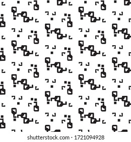 Halftone monochrome texture background. Abstract vintage black and white vector illustration Texture