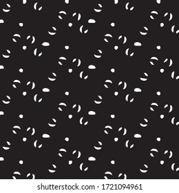 Halftone monochrome texture background. Abstract vintage black and white vector illustration Texture