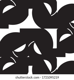 Halftone monochrome texture background. Abstract vintage black and white vector illustration Texture