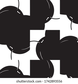 Halftone monochrome texture background. Abstract vintage black and white vector illustration Texture