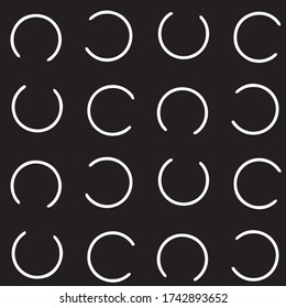 Fondo de textura monocromática de semitono. Ilustración vintage de vectores en blanco y negro