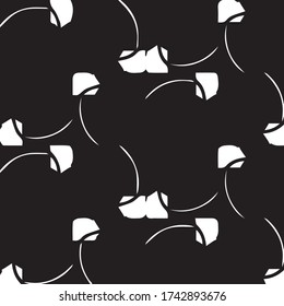 Halftone monochrome texture background. Abstract vintage black and white vector illustration Texture