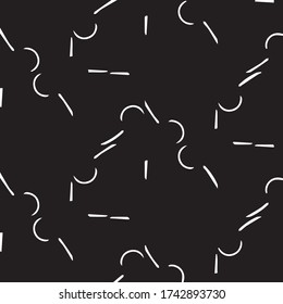 Halftone monochrome texture background. Abstract vintage black and white vector illustration Texture